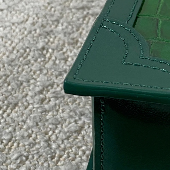 Authentic Pre-Owned CASABLANCA Women's Orange Gradient Embossed Mini Jeanne Bag - Picture 12 of 16